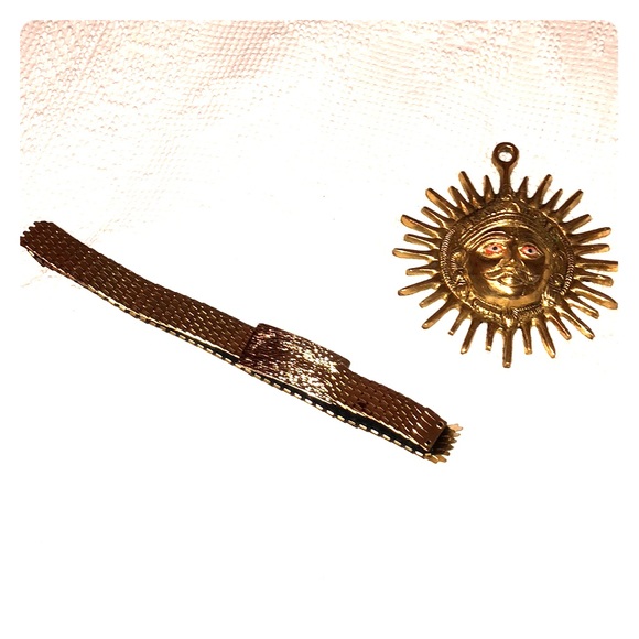 Stretchy Dragon scale vintage 1980s/90s belt - Picture 4 of 5